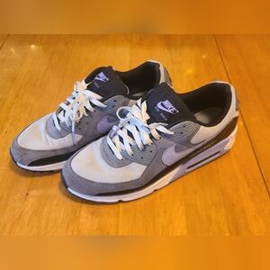 Nike Air Max Sneakers in Gray and Purple
